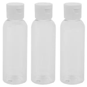 Set Sticle Transparente de Călătorie, 3 buc, 100 ml