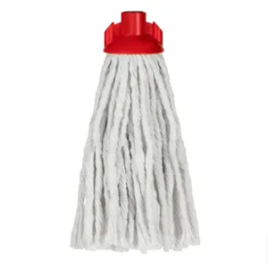 Mop din Bumbac, Alb