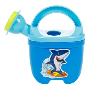 Stropitoare pentru plaja cu design rechin, albastra, 0.42L