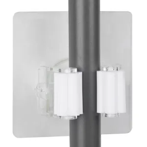 Cârlig Autocolant Transparent pentru Cozi, 8x8 cm, 3 kg