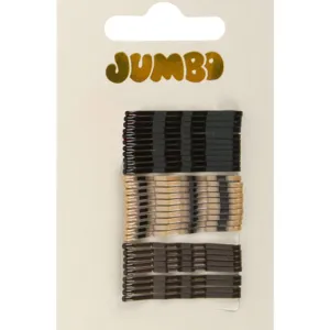 Agrafe pentru hârtie Negre Bronz 3 cm - Set de 20 buc