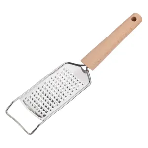 Răzătoare metalică cu mâner din lemn, 27 cm pentru bucătărie