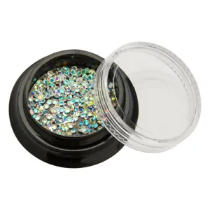 Strass decorativ pentru unghii, 150 buc, transparent