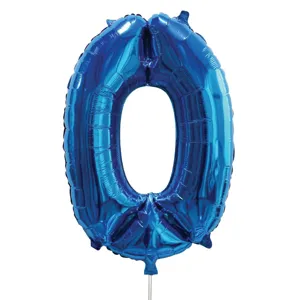 Balon Folie Metalizat Număr 0 - Dimensiune 60cm