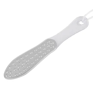 Pila metalică dublă pentru calcaie cu maner din plastic