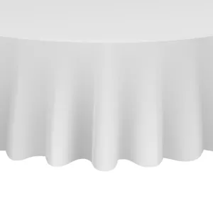 Masă Rotundă din Plastic Albă pentru Mese