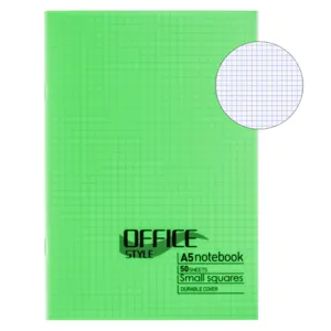 Caiet A5 Matematică, 50 de foi, Copertă Verde Lime