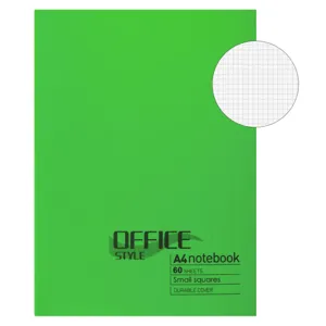 Caiet A4 Matematică, 60 de foi, Verde Lime