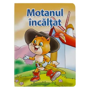 Carte Cartonată „Motanul Încălțat” A5 pentru Copii