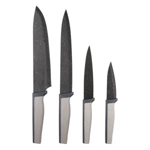 Set 4 cutite bucatar cu lama de otel 3C13 si maner ergonomic