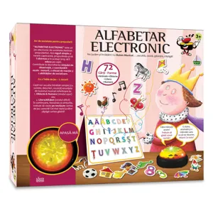 Joc educativ electronic Alfabetar, Multicolor, pentru copii 3+