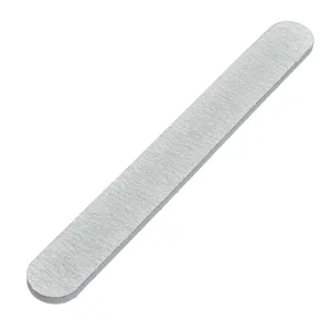 Pilă de unghii dreaptă argintie 80/80 18 cm pentru îngrijirea unghiilor