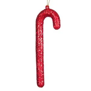 Ornament de Craciun cu Glitter Rosu, decorare speciala pentru braziere