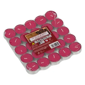 Lumanari tip Pastila Rosii cu Aroma de Scortisoara, 25 buc, Ø3.5x1.5 cm