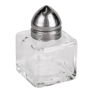 Recipient de sticlă pentru condimente cu capac metalic, 10 ml