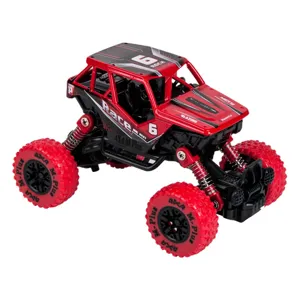 Mașină de Jucărie Off-Road cu Sunet și Lumini (Negru și Roșu)