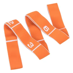 Bandă elastică pentru gimnastică, 88 cm, portocalie, rezistență medie