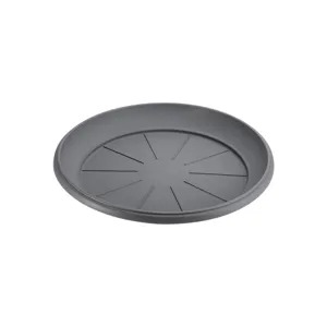 Ghiveci de plastic antracit pentru flori - Vasuri de grădină