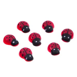 Autocolante decorative buburuze rosii efect 3D set de 50 bucăți