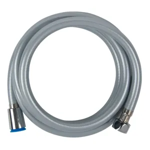 Furtun pentru dus, 1.8m, argintiu, metal