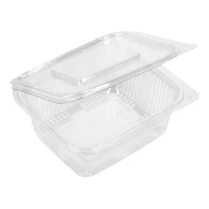 Caserole alimentare transparente cu capac 500cc set de 3