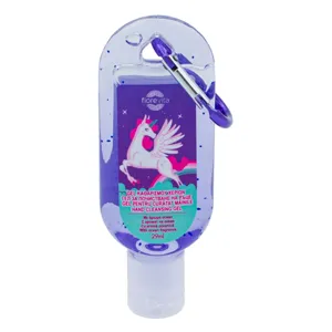 Gel de curățare mâini cu aromă de ocean, portabil cu carabinieră