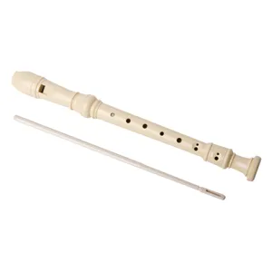 Fluier Baroc Bej 32.5cm - Instrument muzical din plastic
