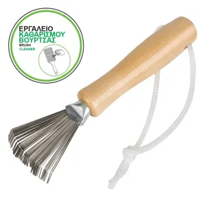 Accesoriu pentru curățarea periilor de păr din lemn și metal