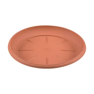 Farfurie ghiveci flori plastic teracota circulara