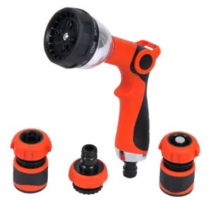 Pistol pentru furtun cu 3 accesorii și 8 funcții