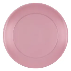 Farfurie din plastic roz pudrată 23 cm