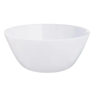 Salatiera rotundă din opal albă cu capacitate 2.9L