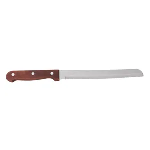 Cuțit zimțat cu mâner din lemn, 32cm