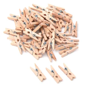 Clestisori de culoare naturala pentru creatii, 2.5x0.5 cm, 50 buc