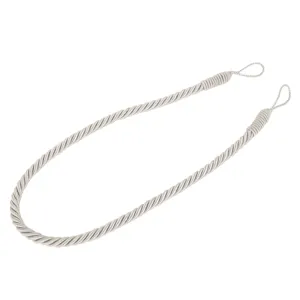 Siret Decorativ Taupe Rasucit Stralucitor pentru Perdea 35cm