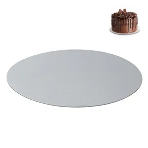 Suport rotund pentru tort argintiu Ø30,5 cm