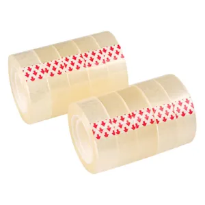Bandă adezivă transparentă 33m x 15mm - set 10 bucăți