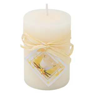 Lumanare Parfumată Ecru cu Aroma de Vanilie - Decorativ