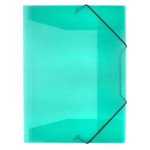 Mapă cu elastic, A4, Verde Menta, 25.5x34cm