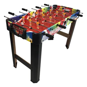 Fotbal de masă cu picioare, 98x42x63cm, Lemn, 8 rânduri de jucători, 2 mingi