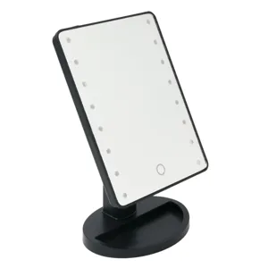 Oglindă de machiaj LED cu 16 becuri pentru iluminare excelentă