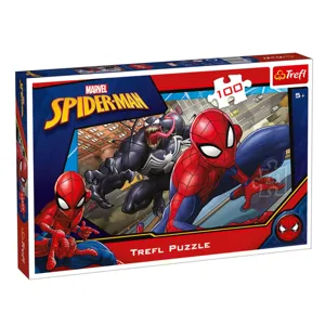 Puzzle Spiderman, 100 de piese, Multicolor
