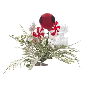 Decorațiuni de Crăciun: Floare, Cerbi și Acadele