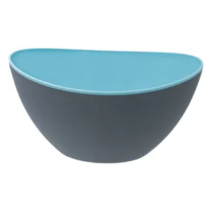 Bol Plastic Forma Gondolă Gri Turcoaz 3.5L