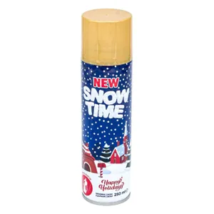 Spray decorativ Crăciun aurie pentru decorațiuni de iarnă