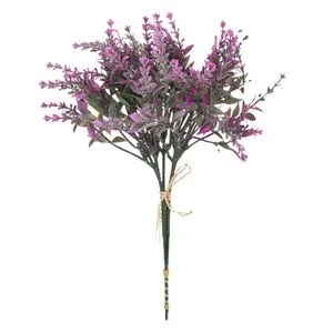 Ramuri Artificiale de Lavandă cu Flori Mov pentru Decor