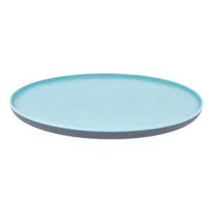 Farfurie Rotunde din Plastic Turcoaz Gri 25cm