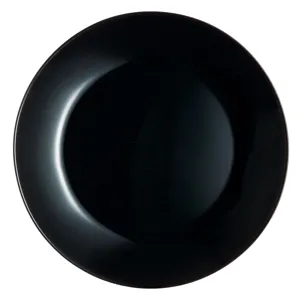 Farfurie pentru fructe din opal, diametru 18 cm, neagră