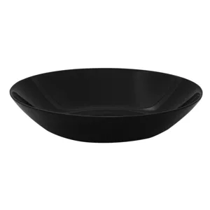 Farfurie adâncă din opal neagră, diametru 20cm