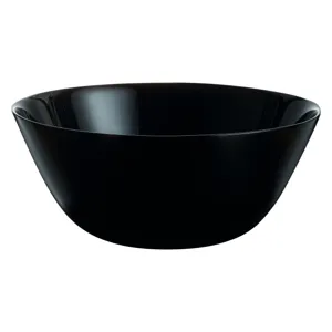 Salatiera Rotundă din Opal Negru pentru Castronuri de Salată